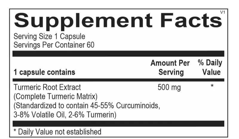 Complete Turmeric Matrix